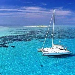 At anchor on New Caledonia's barrier reef