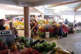 Fresh Noumea produce in the daily market