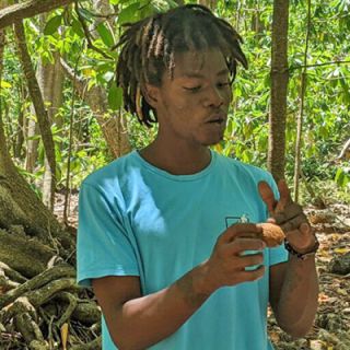 Guide-at-Cousin-Is Nature-Reserve