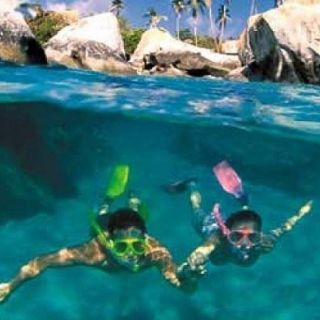 Snorkelling fun in the BVIs