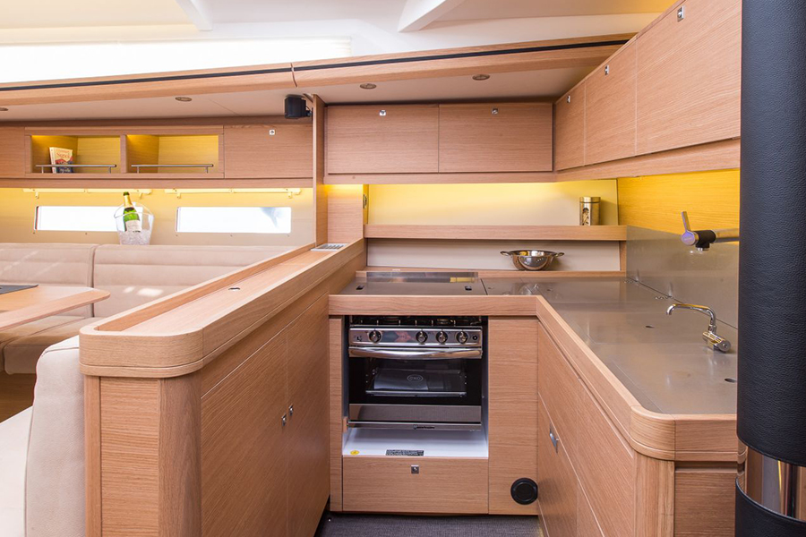 Dufour 56 galley