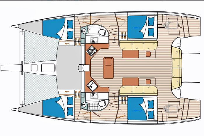 Island Spirit 410 layout