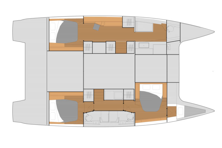 Tanna 47 Maestro cabin layout