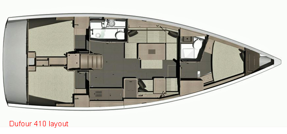 Dufour 410 Layout