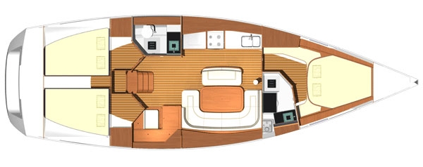 Dufour 425 Layout