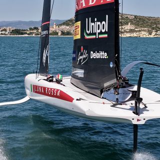 Luna Rossa's AC40 - Preliminary Regatta, Sardinia