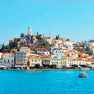 Approaching Poros in the Saronic GUlf