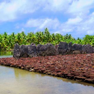 Ancient temple (marae) site, Maeva, Huahine