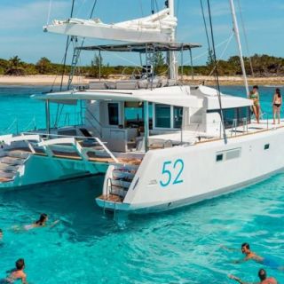 Holiday fun on a chartered Lagoon 52