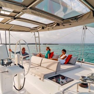 Popular large bareboat catamaran: the Lagoon 52