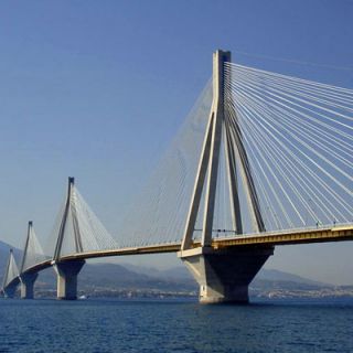 Rio-Antirrio Bridge over the Gulf of Corinth