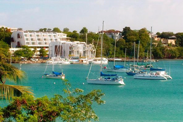 Anchored in Prickly Bay