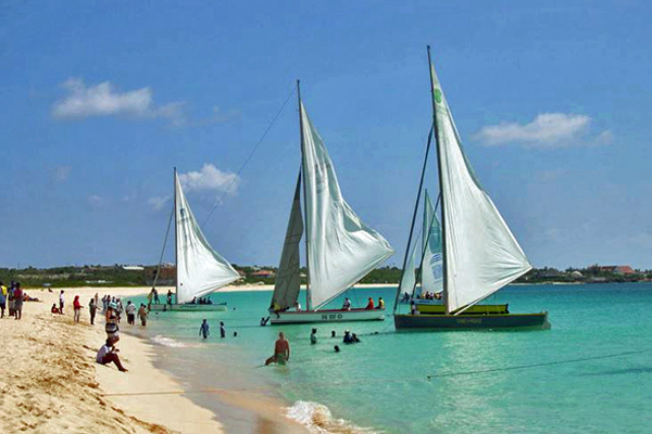 Sailboats at Anguilla