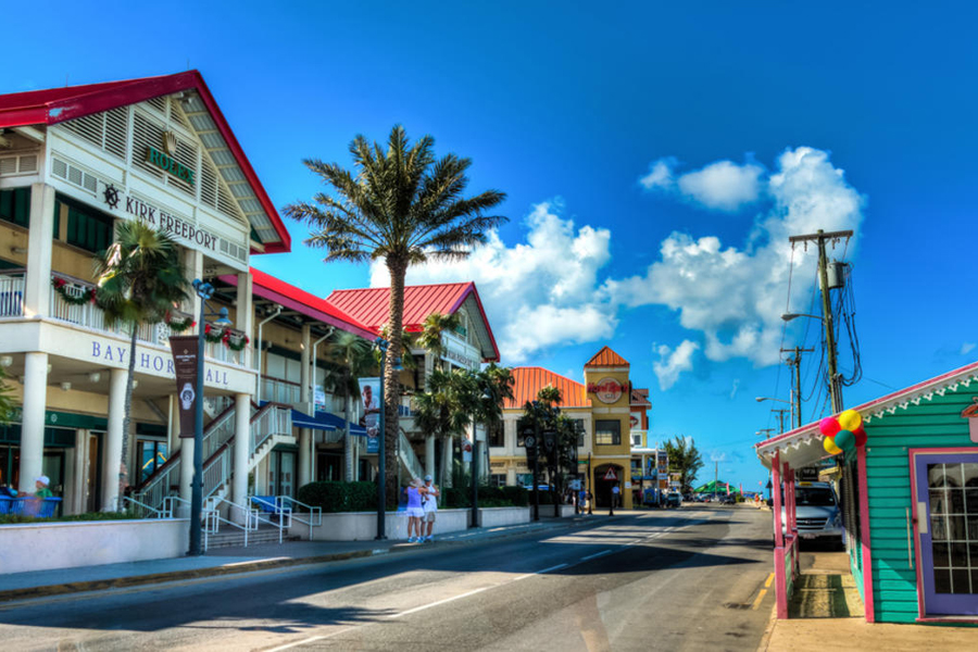 Grand Cayman street scene