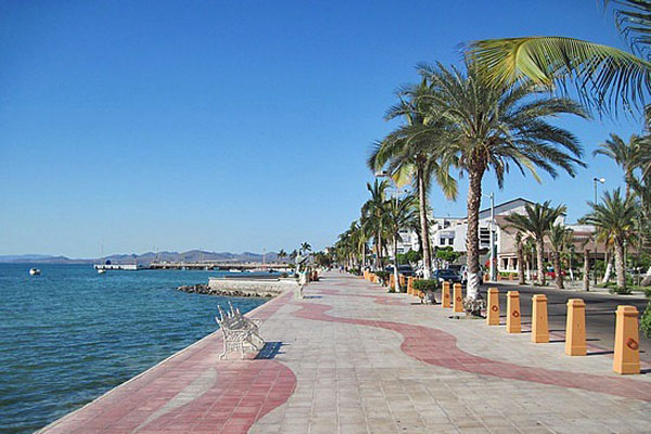 The malecon at La Paz