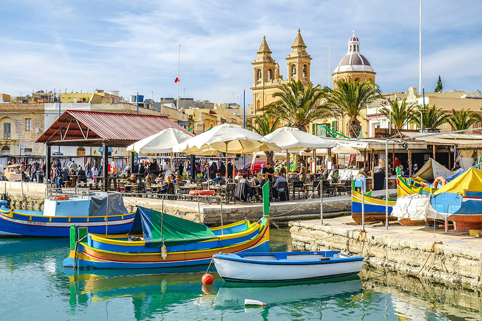 Marsaxlokk, southeast Malta
