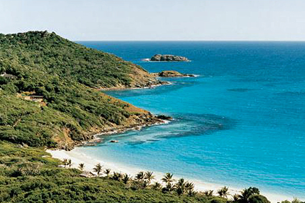 Mustique coast