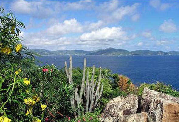 Peter Island landscape, BVIs