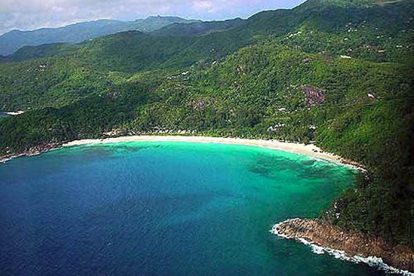 Seychelles from the air