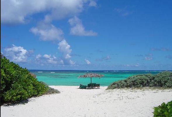 Coral island of Anegada