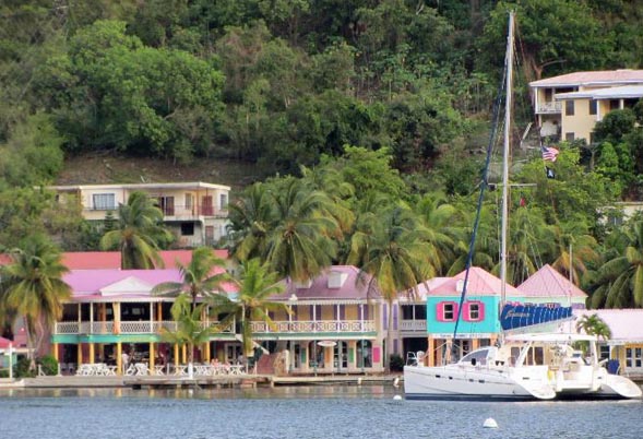 Tied up in Tortola