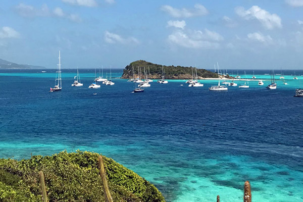 Tobago cays anchorage