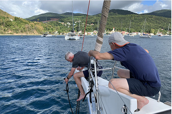 Up anchor in the Caribbean