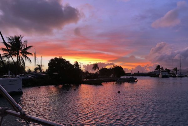 Tahaa sunset - P Richards