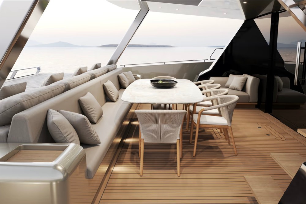 Heysea 80 covered outdoor lounge