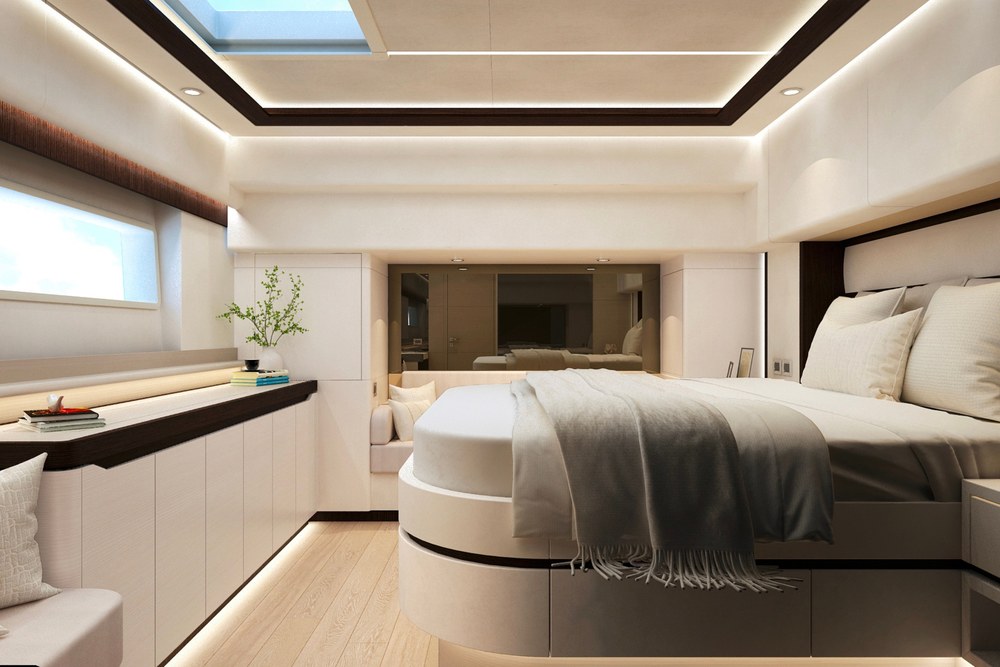 Heysea 80 master cabin