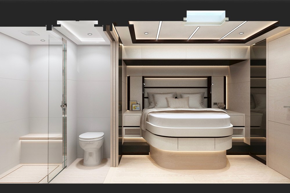 Heysea 80 guest cabin ensuite