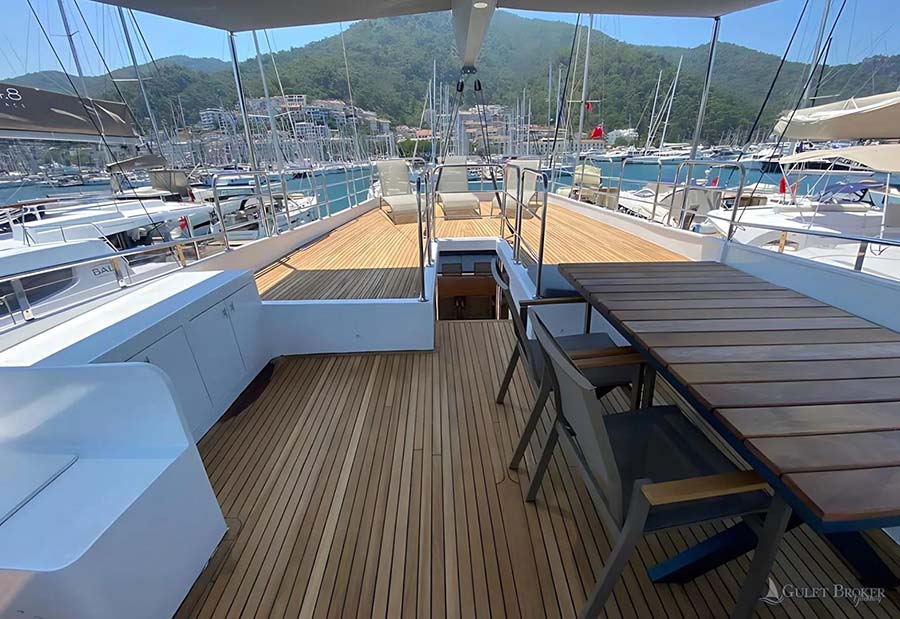 Gulet Albatros M upper deck