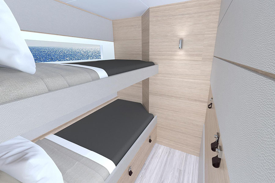 Aventura 45 bunk cabin