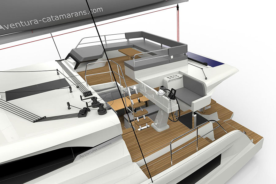 Aventura 45 top deck