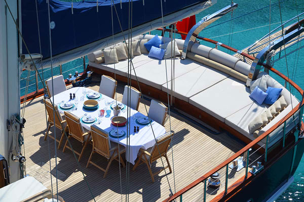 Blue Heaven aft deck