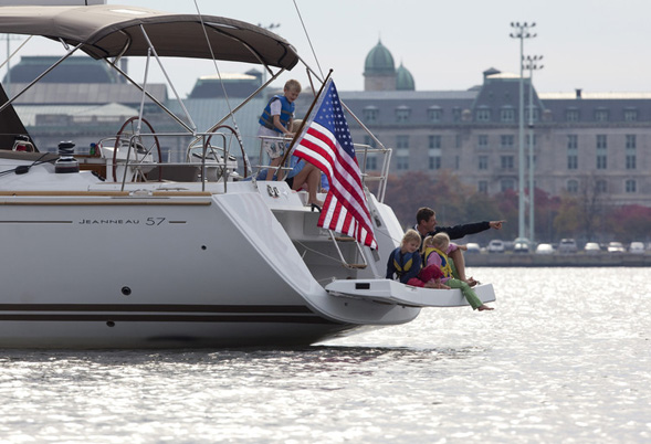 Jeanneau 57  Stern