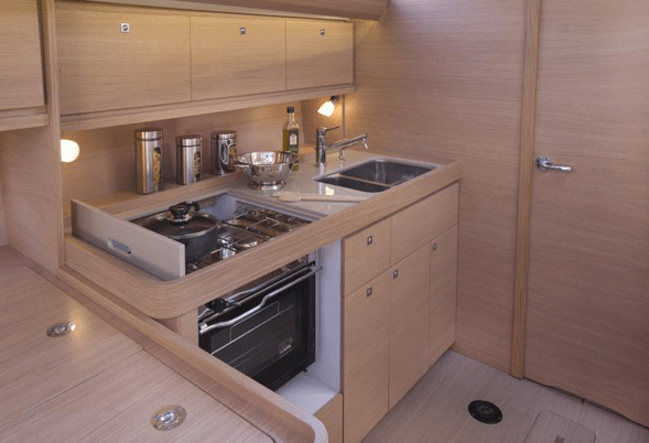 Dufour 410 Galley