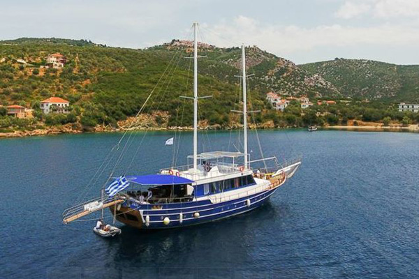 Eros at anchor