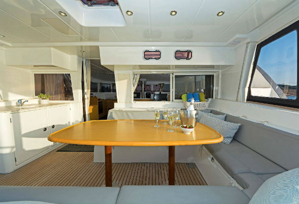 Lagoon 500 - Idea- Aft Dining