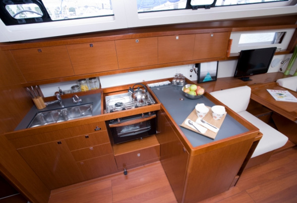 Oceanis 45 Galley