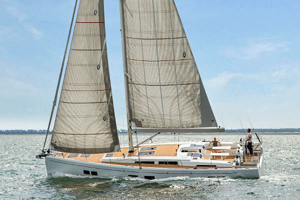 Hanse 548 under sail