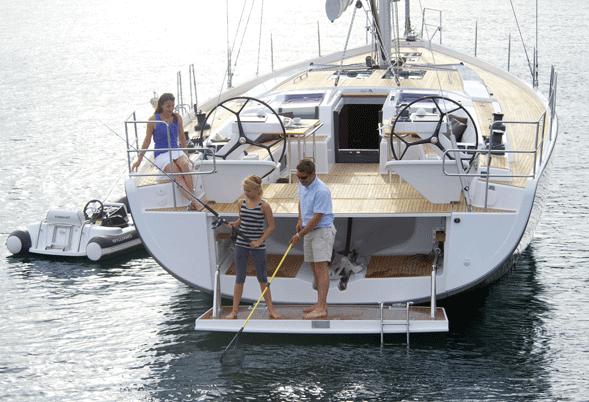 Hanse 575 Aft