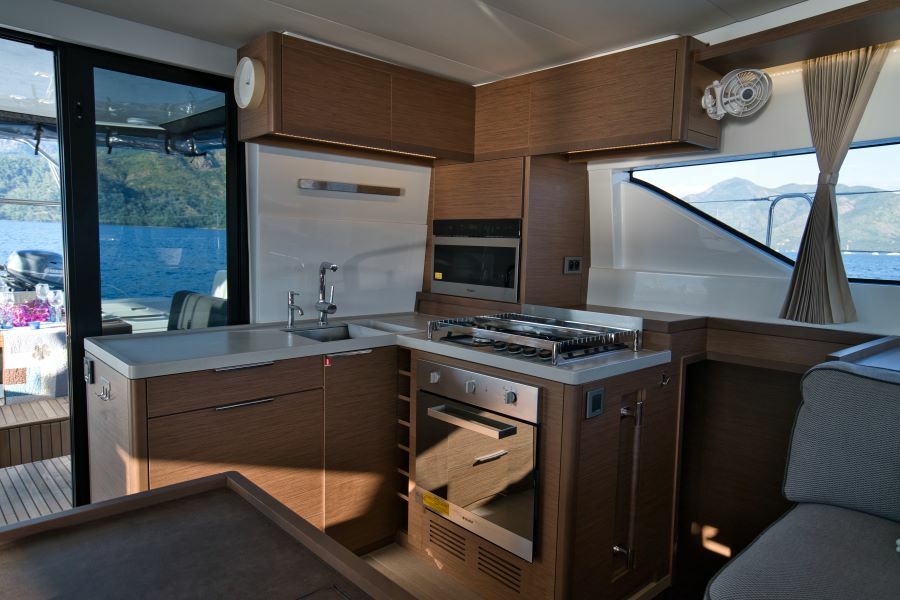 Lagoon 50 Invictus II galley