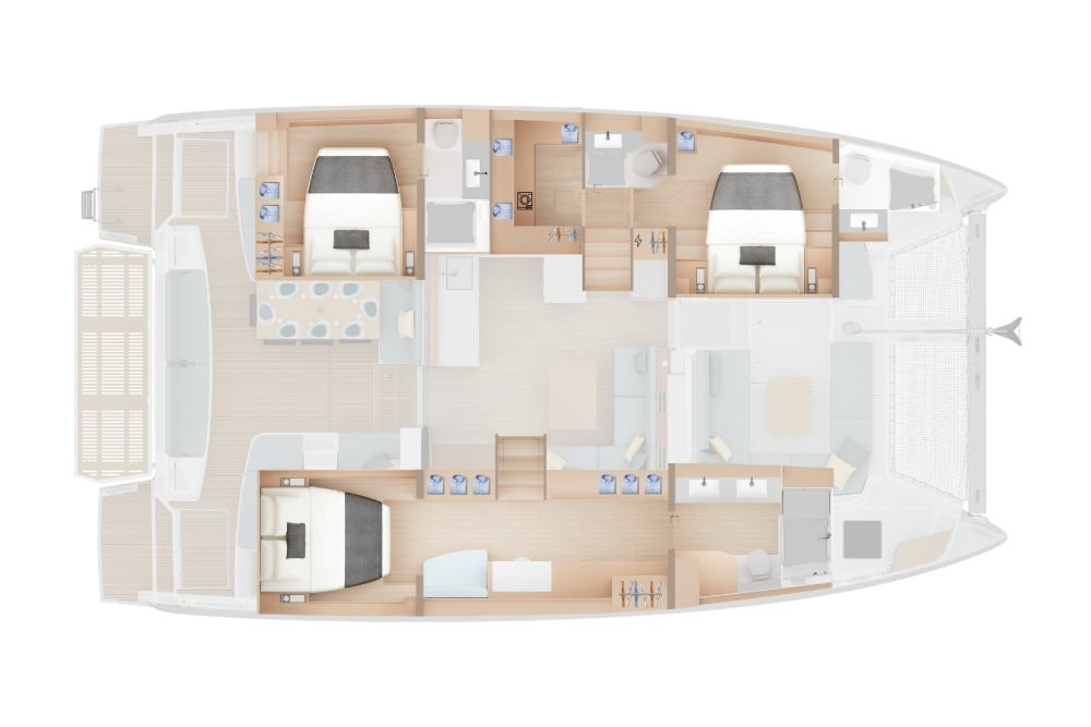 Lagoon 47 3-cabin