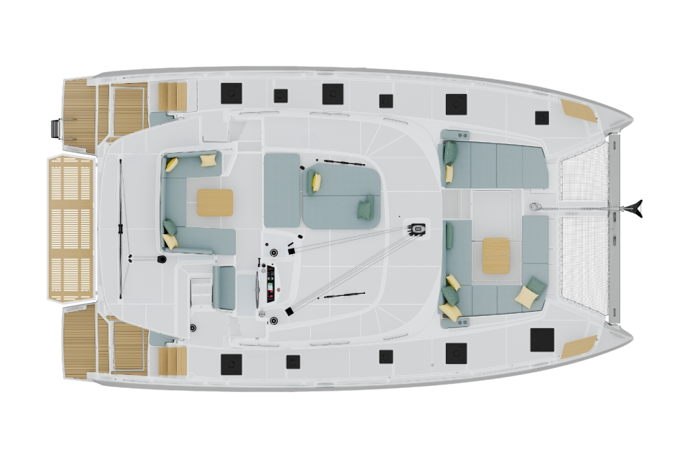 Lagoon 47 flybridge