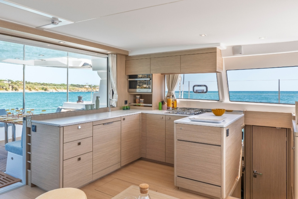 Lagoon 47 galley