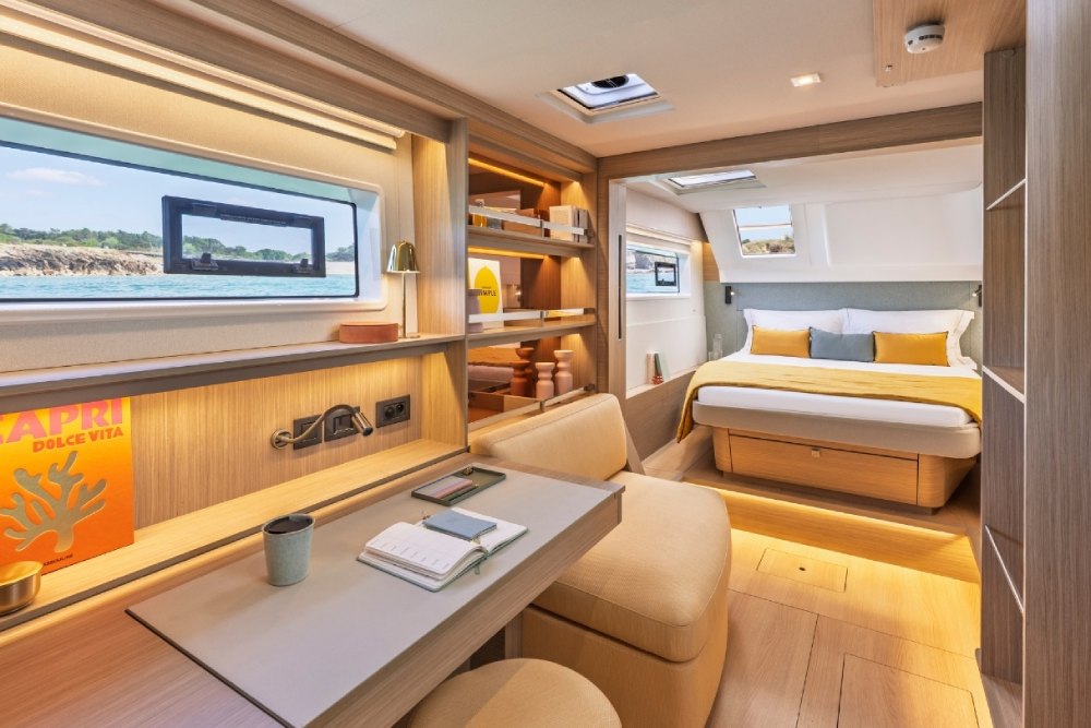 Lagoon 47 master cabin