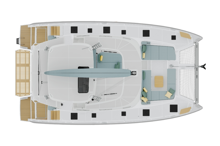 Lagoon 47 bimini