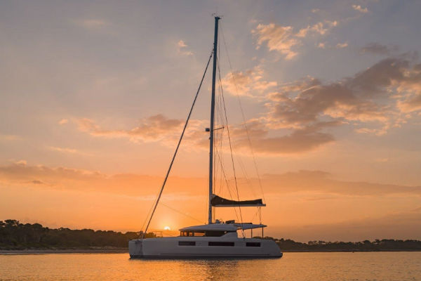 Lagoon 50 at Sunset