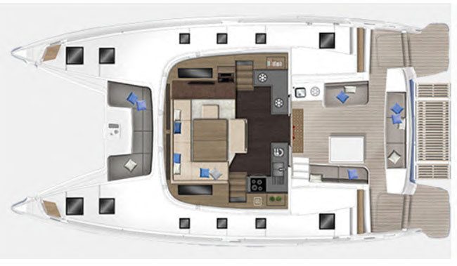 Lagoon-51-layout-cocpit & saloon